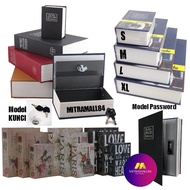 Book Safe Book Box Safety Safe Hidden Storage Box Password Lock Size SML