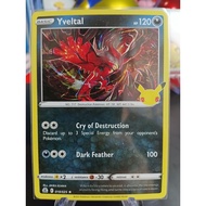 Yveltal Holo Rare 25th Anniversary Celebrations 019/025 NM