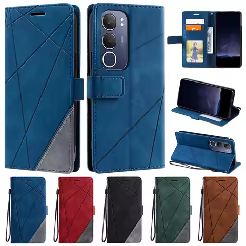 For Coque Vivo Y19s Cover Luxury Flip Wallet Leather Case on for Funda vivo Y19s VIVOY19S Y 19S V241