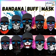 Topeng Skull Mask Bandana Balaclava Penutup Muka Buff Sarung Kepala Headband Men Sarung Muka Rider N