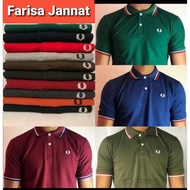 [Mega Offer 3PCS RM 50] Unisex kolar t-shirt 100% COTTON good QUALITY polo tshirt