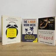 Self-help / Personal Development Books by Timothy Ferriss / Sarah Kessler / Robert W. Bly (Preloved)