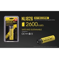 Nitecore NL1826 3.6V 2600mAh 18650 Rechargeable Li-ion Battery