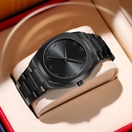 BEST WIN Men's Watch All Black Arabian Dial Quartz Watch