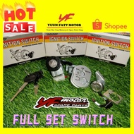 KUNCI SWITCH FULL SET ICON/EVO-Z/SPACY/MZ/MOSKITO/W110/W125/W1OOR/BEAT/DREAM110/DINAMIK/KARISMA/KRIS