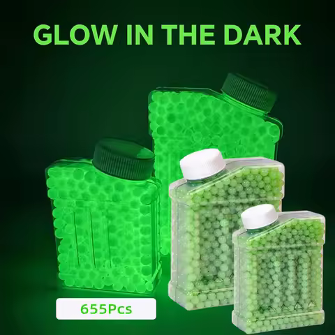 63GG Glow in The Dark 6mm Airsoft BB Pellets 0.12g Fluorescent Plastic BBS for Airsoft Gun Rifle Sho