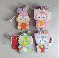 迪士尼 Disney 龍年 農曆新年 Dragon CNY 繪馬木牌 吊飾 olumel olu/gelatoni toni/linabell bell/stellalou lou