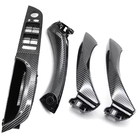 LHD RHD Car Interior Accessories Carbon Fiber Door Handle Kit Replacement For BMW 3 Series E90 E91 3