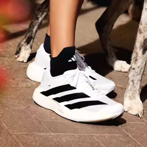 Adidas genuine New Style Women's Cushioned Elastic Training Abrasion-Resistant Running Shoes JH6208