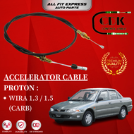 PROTON WIRA 1.3 / 1.5 (CARB) ACCELERATOR CABLE / ACC CABLE / MINYAK CABLE 100% AUTHENTIC PRODUCT (BRAND CDK)