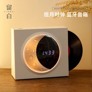 Retro Moon Clock Bluetooth Speaker Desktop Small Audio Teacher Birthday Gift for Girls Gift Gift Gift Gift