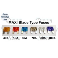2pcs Price, Auto Blade Fuse Large Size, Maxi Blade Fuse 40A 50A 60A 70A 80A 100A