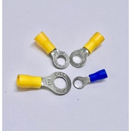 ( 20pcs/1pack )Yellow RV5.5-6 RV5.5-8 RV5.5-10 M6 M8 M10 / Blue RV2.5S M5 Ring Spade Wire