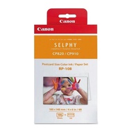 Canon RP-108 Postcard Size Color Ink & Paper Setanon RP-108 Postcard Size Color Ink & Paper Set