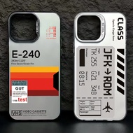 Casing for Samsung Galaxy S24 S23 Ultra S22 Plus S21 FE S20 Note 20 Ultra color Matte Hard Retro VHS