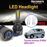 2 Pcs x LED Zesus Lampu Zen 4  Headlamp Bulb 6000K H4 12v - Toyota Avanza (F600) 2003-2011