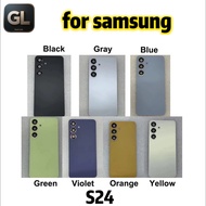 For Samsung S 24 S24 plus back glass cover battery cover with camera lens