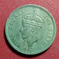 Koin Hongkong 50 Cents - George VI 1951