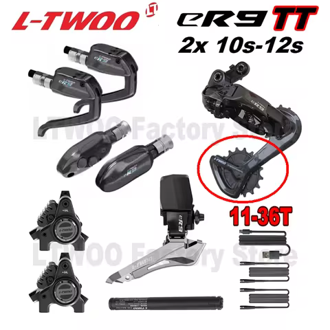 LTWOO eR9 TT, eR9 2x12s / 2x11s / 2x10s Electronic Groupset, Road Electronic Groupset, Replaceable b