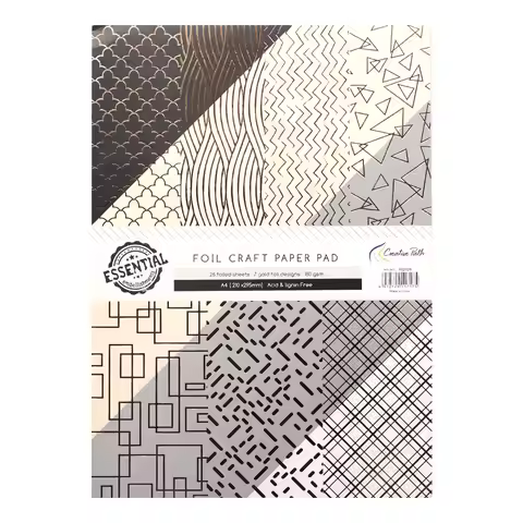 Creative Path A4 Foil Designer Scrapbooking Papers Supplies Crafts Cardmaking Cardboard Materials 28