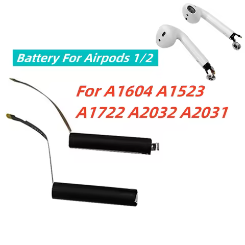 Original Replacement Battery A1604 For Airpods 2nd A1604 A1602 A1523 A1722 A2032 A2031 Earphone Blue