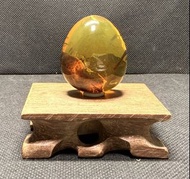 琥珀 金藍珀特色吊墜（內有一塊葉）30克43mm