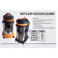EUROX III VAC5001/NJStar NAC5001 Vacuum Cleaner 30Liter Wet & Dry Vacuum Cleaner 1800W(READY STOCK)