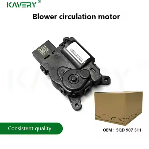 For 1pc Genuine OEM 5Q0 907 511 A 5Q0907511D HVAC Heater Flap Actuator Motor 5 Pins Variant 3G MK7 (