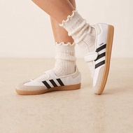 Giày Adidas Adidas clover nữ 2025 mới SAMBA JANE Velcro Mary Jane giày thể thao thường ngày giày trắ