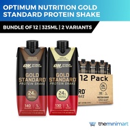 [Bundle of 4/12] Optimum Nutrition Gold Standard Protein Shake Ready-To-Drink Protein Calorie Fitnes