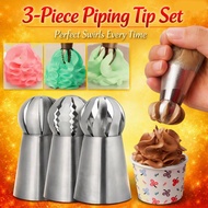 3 pcs Ball Russian Icing Nozzle Piping Tips