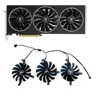 CF1015U12S 1x95mm 2x87mm Radeon RX 6700XT 6750XT GPU fan for XFX Speedster SWFT 309 RADEON RX 6700 X