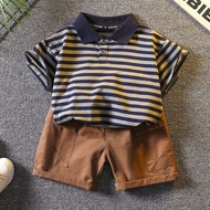 Set Of Fashion Clothing 5-Year-Old Boys' 4-Year-Old 3-Year-Old Short-Sleeved