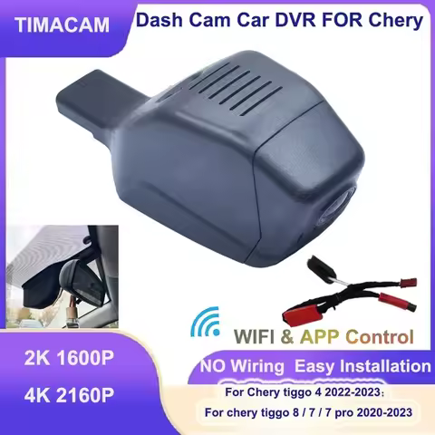 TIMACAM Plug and Play 4K Wifi Car DVR Video Recorder For Chery Tiggo 4 7 pro 4 7 8 2020 2021 2023 20