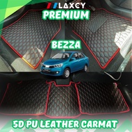 Perodua Bezza LAXEY Carpet 5D Carpet Floor mat Pu Leather