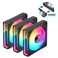 Jonsbo ZK-120B พัดลมไร้สาย 12 ซม. ARGB 4pin PWM พัดลมระบายความร้อน