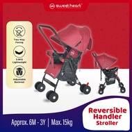 Sweet Heart Paris ST208 2 Way Push Facing 3.9KG Lightweight Travel Baby Stroller