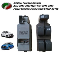 Original Perodua Geniune Axia 2014-2023 Myvi Icon Power Window Main Switch Suis Tingkap 84820-BZ160