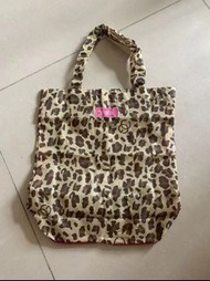 日雜-M《Mini - 2009年10月號》X-girl 豹紋摺疊Tote bag