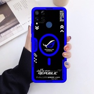 Softcase Realme C15 - Motif Rog Republic Of Gamers - Case Murah - Cassing Full Protection - Silikon 