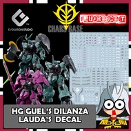 EVO DECAL HG GUEL'S DILANZA LAUDA'S DILANZA DILANZA STANDARD TYPE DECAL FLUORESCENT DECAL