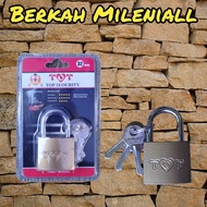 Yellow iron press padlock Iron suitcase padlock