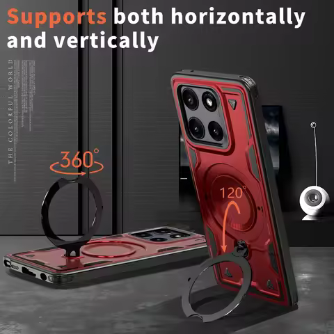 Metal Ring Magnet Adsorption Wirelessly charged Case for Moto Edge 60 Fusion 60s edge60 Pro Motorola