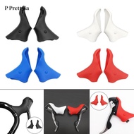 P Prettyia Road Bike Shifter Lever Silicone Cover Handlebar Hood Grip Protector for 6600 Bicycle Gea