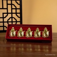 Home Gift Ornaments Festive Metal Beetle Dragon Turtle Beetle Ornaments Crafts Gossip Pieces Opening