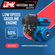 JRK Kawasaki 7.5Hp LOW Speed Gasoline Engine JRKGE230L | use for Concrete Mixer