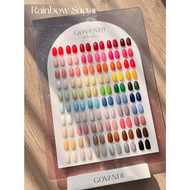 GOVANDI เซ็ทสีเจล 60 สี เซตสีพื้น เซตยาทาเล็บเจล แถมชาทสีสำเร็จรูป / Danny -wenailsth