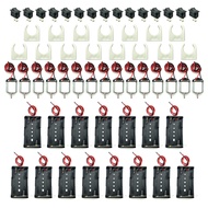 15 set Rectangular DC Motor Mini Electric Motor 1.5-3V 24000RPM with 9.8" Lead Wires with 2 x 1.5V A