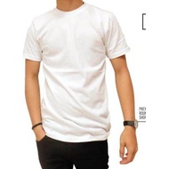 KAOS OBLONG C59 POLOS WHITE OBLONG PRIA DAN WANITA C59 COTTON COMBAD 24S PUTIH