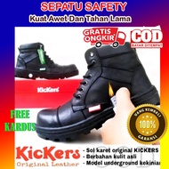100% ORIGINAL MEN'S SAFETY SHOES SEMI BOOTS KICKERS MEN'S LEATHER BOOTS SAVETY BUT SEPTI BUTS SEVTI 